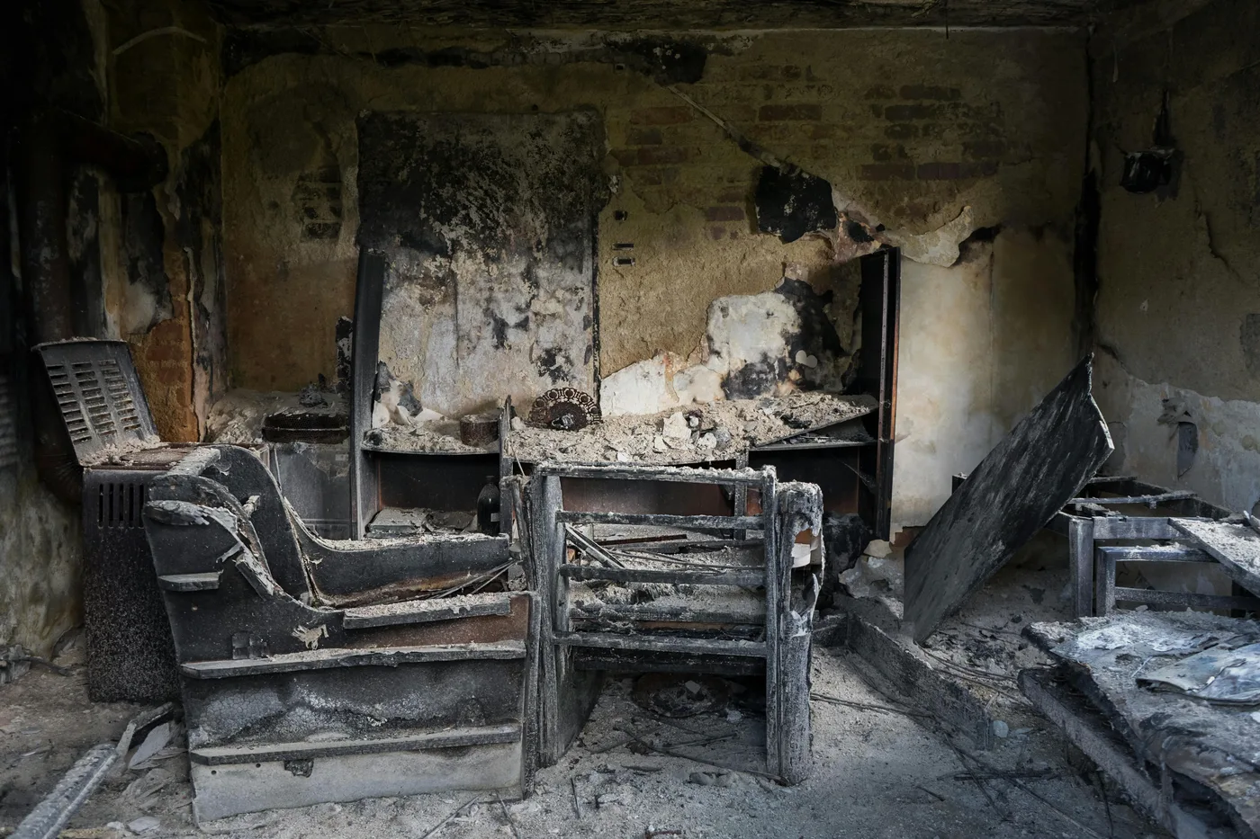 fire and smoke damage restoration Orlando Florida — smoke and soot damage in residential property